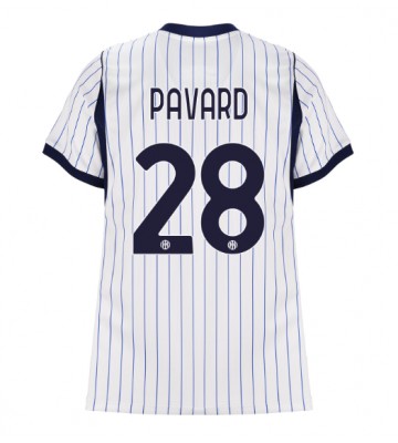 Inter Milan Benjamin Pavard #28 Udebanetrøje Dame 2026-27 Kortærmet